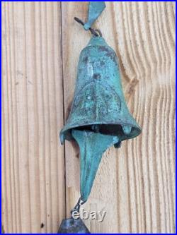 Paolo Soleri Cosanti Arcosanti Vintage Brutalist Cast Bronze Wind Chime Bell MCM