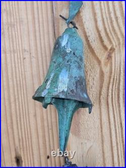 Paolo Soleri Cosanti Arcosanti Vintage Brutalist Cast Bronze Wind Chime Bell MCM