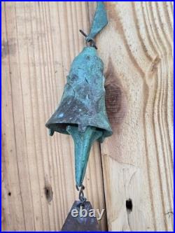 Paolo Soleri Cosanti Arcosanti Vintage Brutalist Cast Bronze Wind Chime Bell MCM