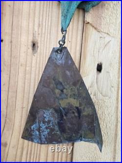 Paolo Soleri Cosanti Arcosanti Vintage Brutalist Cast Bronze Wind Chime Bell MCM