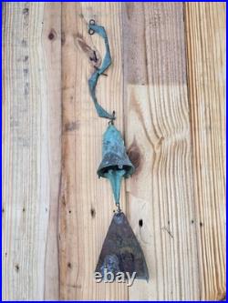 Paolo Soleri Cosanti Arcosanti Vintage Brutalist Cast Bronze Wind Chime Bell MCM