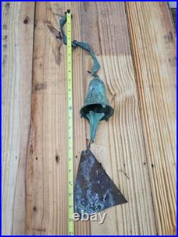 Paolo Soleri Cosanti Arcosanti Vintage Brutalist Cast Bronze Wind Chime Bell MCM