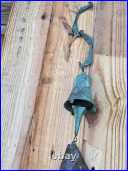Paolo Soleri Cosanti Arcosanti Vintage Brutalist Cast Bronze Wind Chime Bell MCM