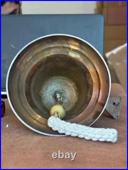 Personalized Antique Nautical Hanging Door Bell Brass Ship 11 Wall Mounted Gift