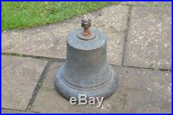 Queen Elizabeth large brass Bell E. R. 1952.'Green Goddess' Fire FREE DELIVERY
