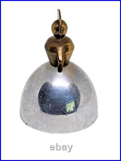 RARE 1930s Chase Art Deco Lady Bell Walter Von Nessen Chrome Brass DESIGN