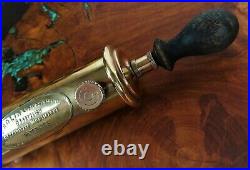 RARE Antique Collectible Brass Hotel Motel Room Air Deodorizer Service Sprayer