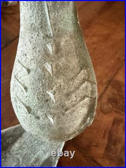 RARE Large Paolo Soleri Arcosanti Cosanti Heavy Bronze Wind Chime Bell & Mount