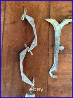 RARE Large Paolo Soleri Arcosanti Cosanti Heavy Bronze Wind Chime Bell & Mount