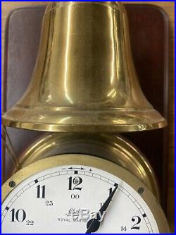 RARE Schatz Royal Mariner Ships Clock and Bell-Works