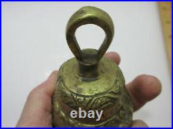 RARE Vintage Antique Brass Bronze Evangelist Apostle Bell, Marcus Mathevs Hannes