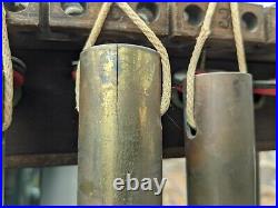 R. O. Beach Antique Percussion Band Tubular Bells 13 Orchestral Chimes Cast Brass