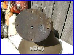 Rare 12 Inch Perko Bronze Brass Fog Signal Bell Ship Boat Yacht Sailboat Sail