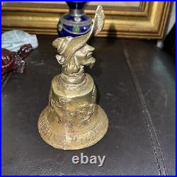 Rare Antique 1669 Brass Bell Reproduction