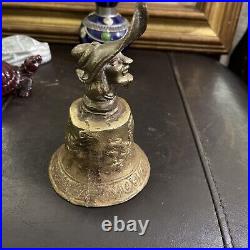 Rare Antique 1669 Brass Bell Reproduction