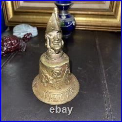 Rare Antique 1669 Brass Bell Reproduction