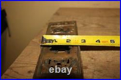 Rare Antique 1890's Ornate Cast Brass Victorian Door Bell Push Button Ringer