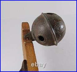 Rare Antique #4 Brass Petal Sleigh Bells J. S Joseph Shipman? Petals Early 19th
