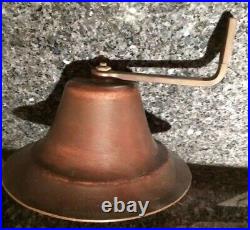 Rare Antique Collectible Brass Bell 8'