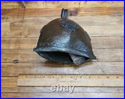 Rare Antique Solid Brass Oxen Cow Bell Heavy Handmade Farm Bell