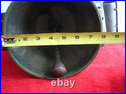 Rare Original Moser Large Swiss Bronze/Brass Cow Bell WithStrap Antique