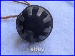 Rare Rope String 4 Vtg Brass Etched Indian Elephant Claw Bells Door Decor 14l
