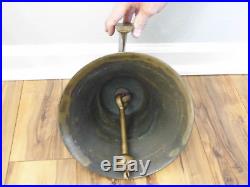 Rare Vintage 10 Brass Fog Signal Ships Bell over 15 lbs
