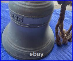 Rare Vintage 1826 Antique Bronze Bell