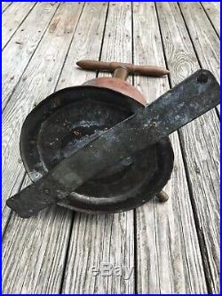 Rare Wm Boekel & Co 1904 Copper & Brass Diving Bell Helmet Hand Air Pump