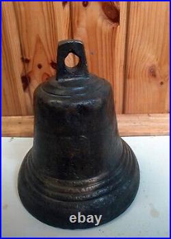 Real Ship's Bell Marine Antique Brass 6,8inch