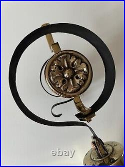 Restored Antique Old Victorian Brass Servants Butler Bell Pull Door Shop (SB300)