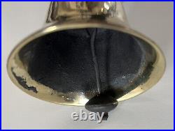 Restored Antique Old Victorian Brass Servants Butler Bell Pull Door Shop (SB300)