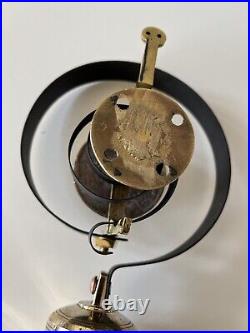 Restored Antique Old Victorian Brass Servants Butler Bell Pull Door Shop (SB301)