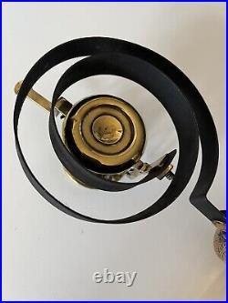 Restored Antique Old Victorian Brass Servants Butler Bell Pull Door Shop (SB302)