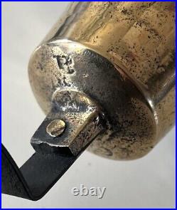 Restored Antique Old Victorian Brass Servants Butler Bell Pull Door Shop (SB302)