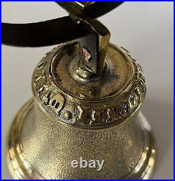 Restored Antique Old Victorian Brass Servants Butler Bell Pull Door Shop (SB308)