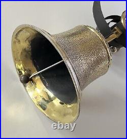 Restored Antique Old Victorian Brass Servants Butler Bell Pull Door Shop (SB308)