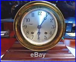 Restored Chelsea Ship Bell Clock Large 6 Dial Serial No. 876077