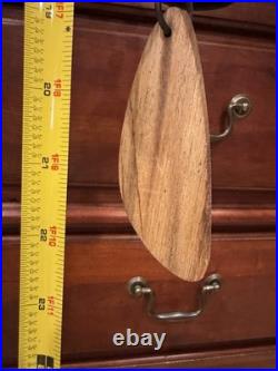 Richard Fisher Old Vintage Triple Bell Wind Chime Tuned Beautifully Patina