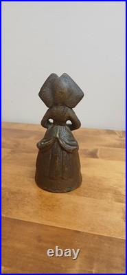 Royal Lady Brass 19th Century Antique Servant Bell Great & Working Condition