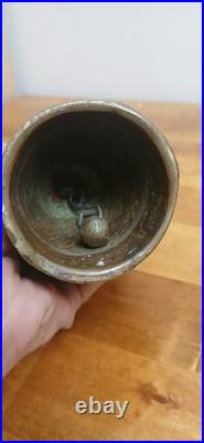 Royal Lady Brass 19th Century Antique Servant Bell Great & Working Condition