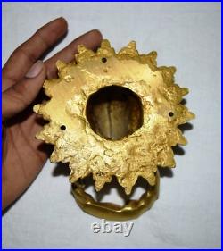 Russian Goat Knocker Brass Handmade Golden Finish Animal Design Door Bell UR52