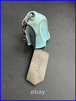 Rustic Farmhouse Brass Bronze Bell With Utah Label Clapper Quality Heavy Bell