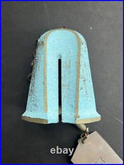 Rustic Farmhouse Brass Bronze Bell With Utah Label Clapper Quality Heavy Bell