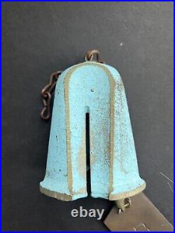 Rustic Farmhouse Brass Bronze Bell With Utah Label Clapper Quality Heavy Bell