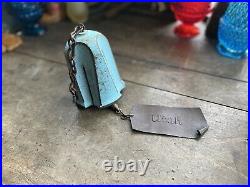 Rustic Farmhouse Brass Bronze Bell With Utah Label Clapper Quality Heavy Bell