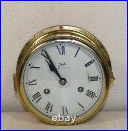 SCHATZ Germany Royal Mariner Ship's Bell Clock with key