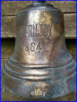 S. S. Northern Joy Vintage Cast Brass Bronze Ships Bell Authentic Nautical