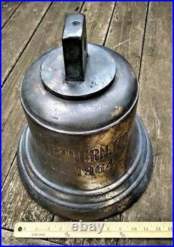 S. S. Northern Joy Vintage Cast Brass Bronze Ships Bell Authentic Nautical