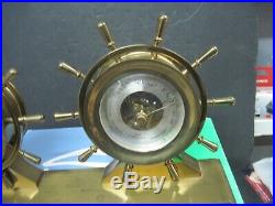 Salelm Ships Bells Brass Clock And Barometer